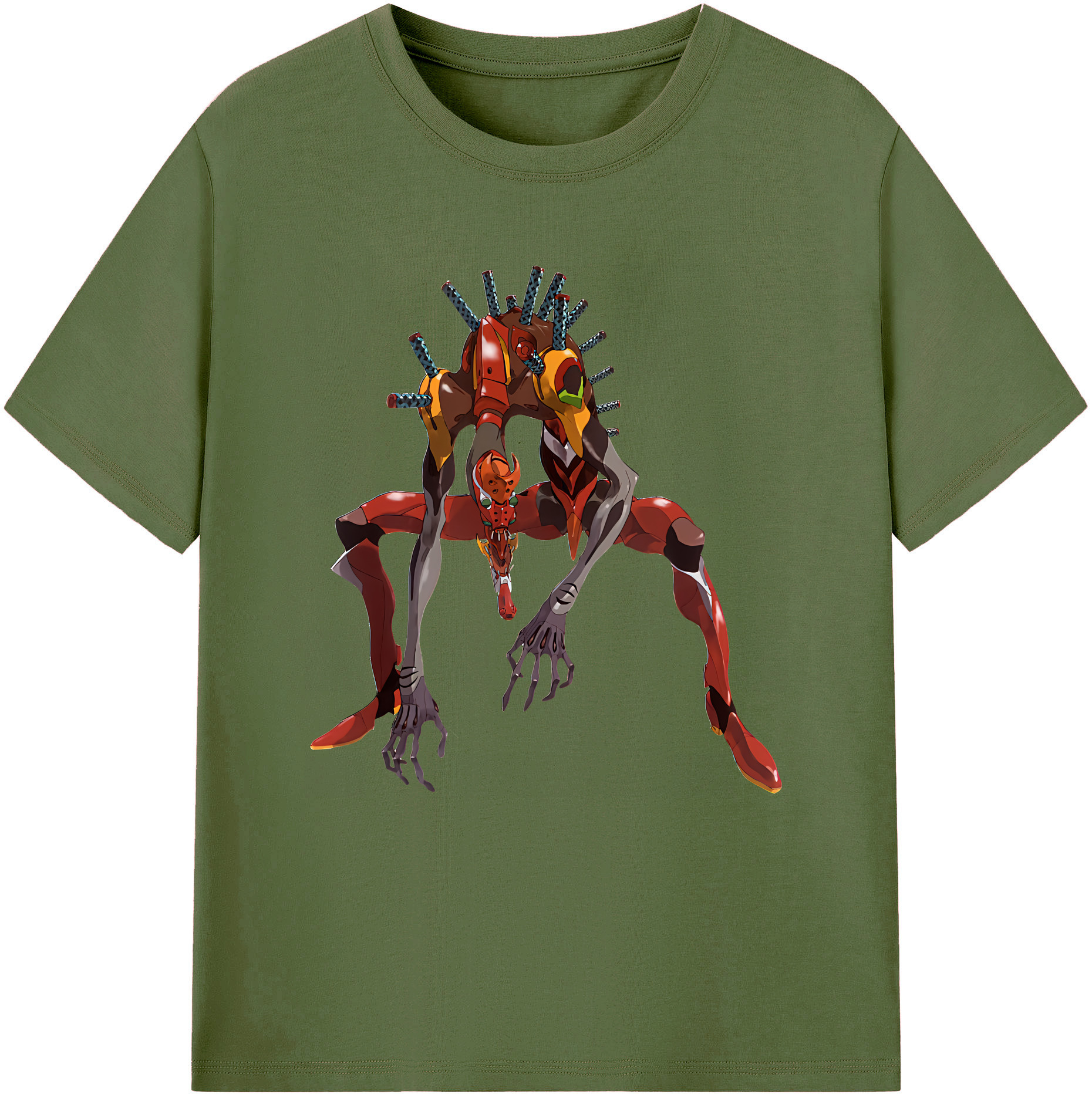 （画像用） EVA 新世紀エヴァンゲリオン 綿100％半袖Tシャツ（フロントプリント）